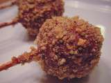 Cake-pops façon rocher praliné