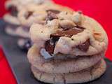 Cookies aux 3 chocolats et aux fruits secs