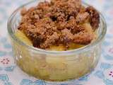 Crumble d'ananas à la vanille