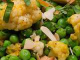 Curry de chou-fleur aux petits pois