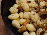 Gnocchi aux miettes de biscottes grillées