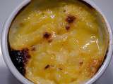 Gratin d'ananas à la noix de coco