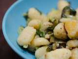 Poêlée de gnocchi aux pak choi