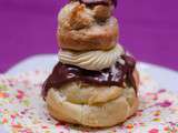 Religieuse au chocolat au lait