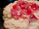 Risotto au gorgonzola et à la coppa