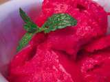 Sorbet aux framboises