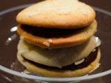 Whoopies aux amandes et au praliné