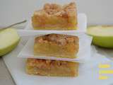 Apple crumble bars