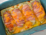Blanc de poulet au lard et cheddar