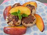 Boulettes de veau aux nectarines