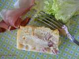 Cake magique au jambon, speck et comté