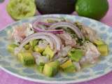 Ceviche de daurade à l’avocat