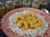 Crevettes shahi korma