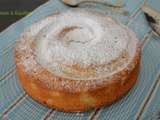 Gâteau hyper moelleux à la pomme, au combava et aux blancs d’œufs