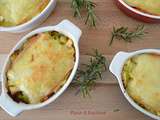 Gratin de crozets aux poireaux et truite fumée