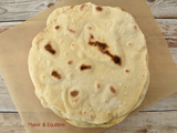 Pain libanais (pain pita) cuit à la poêle