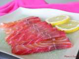 Saumon gravlax à la betterave rouge