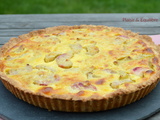 Tarte à la rhubarbe à l’alsacienne