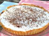 Tarte au chocolat et mousse à la noix de coco