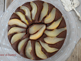 Tarte cake poire chocolat de Christophe Felder