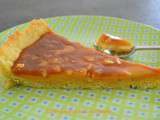 Tarte caramel salé nougatine