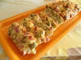 Cake jambon olive