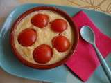 Clafoutis tomate cerise, feta et basilic