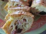 Cake lardons pruneaux