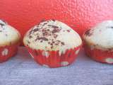 Muffins hyper moelleux aux morceaux de chocolat