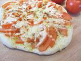 Pizza tomates et mozzarella de Maryse