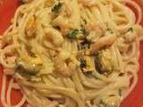 Spaguetti aux fruits de mer