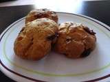 Cookies aux pépites de chocolat blanc, cranberries