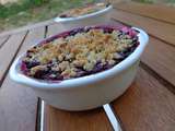 Crumble chocolat blanc aux fruits rouges