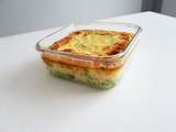 Gratin de courgettes et crabe