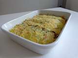 Gratin patates et courgettes