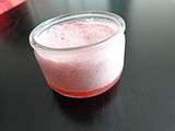 Mousse de fraise