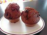 Muffins double chocolat