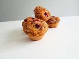 Muffins framboises, amandes