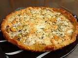 Quiche au cabillaud et fruits de mer