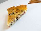 Quiche champignons, lardons