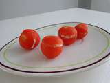 Tomates cerises farcies aux saumon