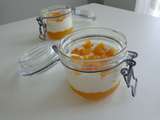 Verrines d'abricots au mascarpone