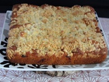 Crumb cake à la nectarine et l’abricot