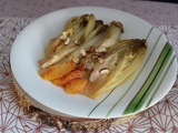 Endives braisées à l’orange sanguine