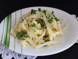 Fettuccine au chou rave