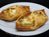 Feuilletés au poireau et crottin de chèvre