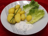 Fromage frais aux fines herbes (le chique - une recette vosgienne)