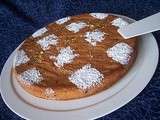 Gâteau neige aux pépites de chocolat