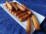 Madeleines allongées aux fruits confits