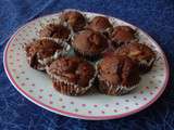 Muffins moelleux poires chocolat